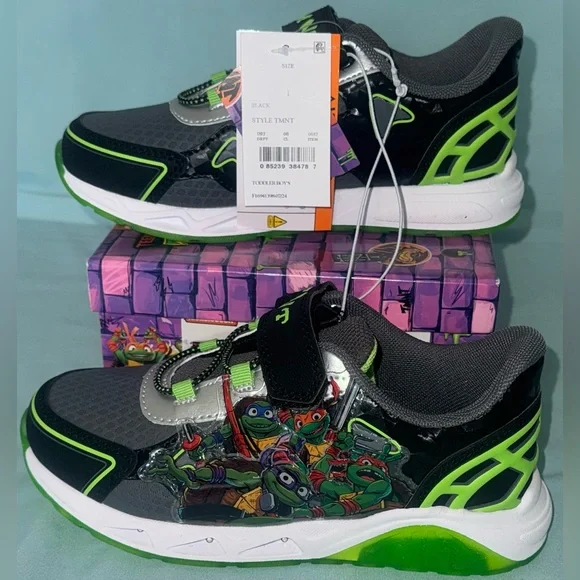 Toddler Teenage Mutant Ninja Turtles Sneakers Size: 1 - Picture 8 of 12